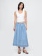 Blue denim wash
