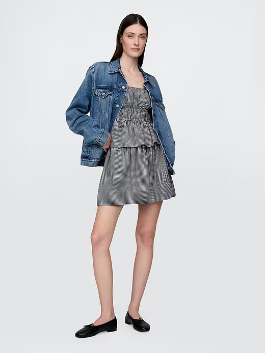 Gap Smocked Mini Skirt
