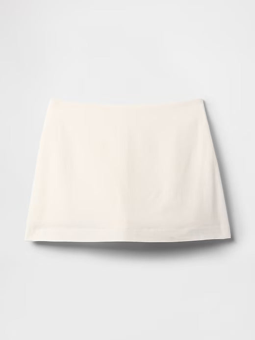 Gap Linen-Blend Mini Skort