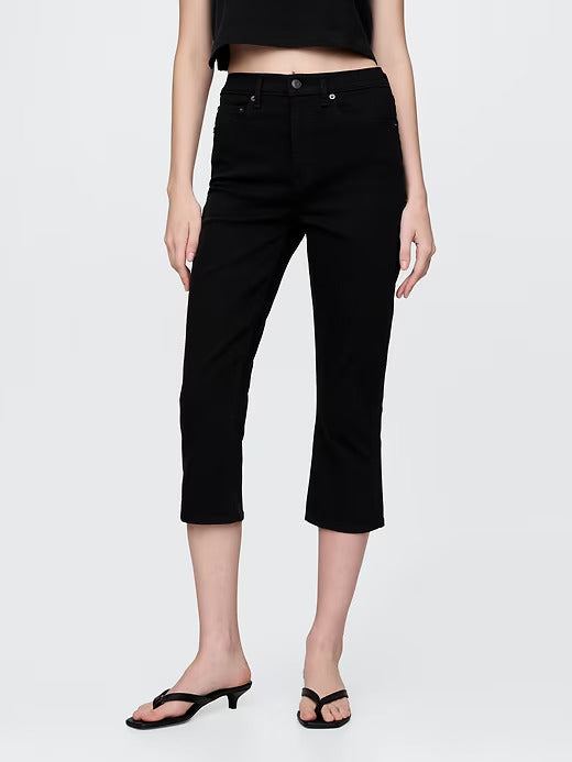 Gap High Rise Cropped Capri Jeans