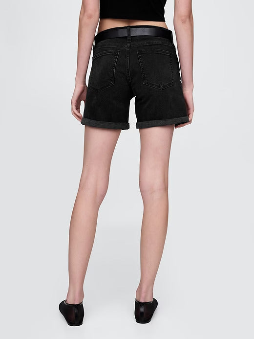 Gap 5" Mid Rise Denim Girlfriend Shorts