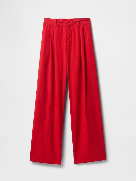 Gap 365 High Rise Linen-Blend Trousers