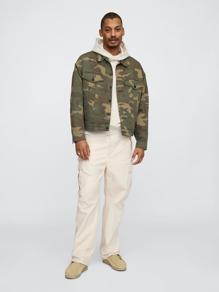 GAP Camo Icon Denim Jacket