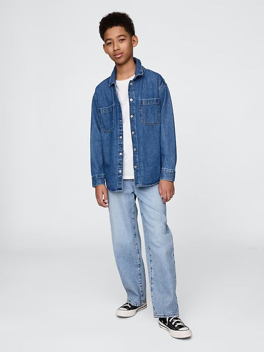 Gap Kids UltraSoft Pull-On Baggy Jeans