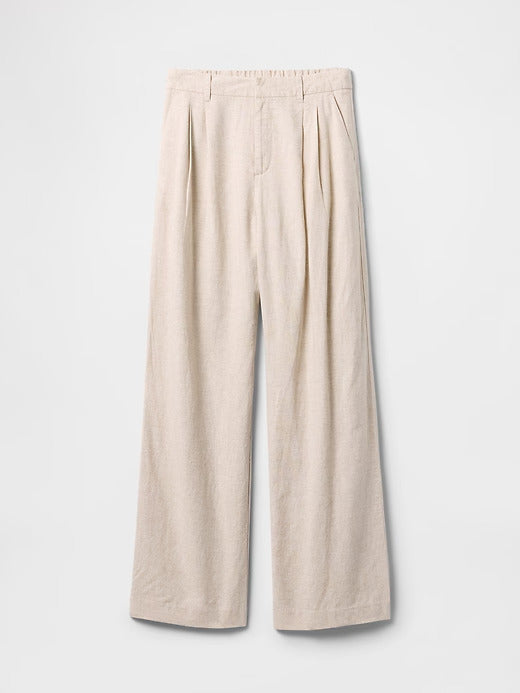 Gap 365 High Rise Linen-Blend Trousers