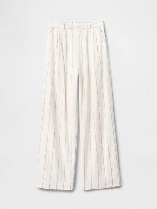 Gap 365 High Rise Linen-Blend Trousers