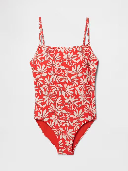 Gap Square-Neck One-Piece Swimsuit