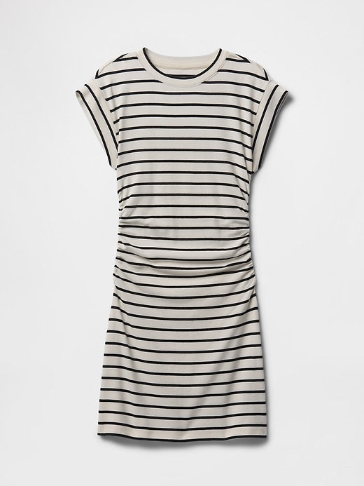 Gap Modern Rib Ruched Mini Dress