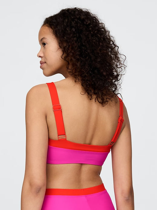 Gap Colorblock Bandeau Bikini Top