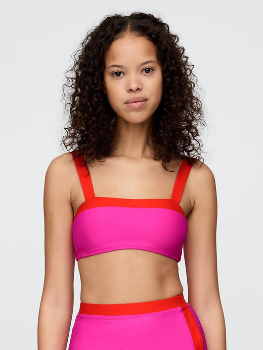 Gap Colorblock Bandeau Bikini Top