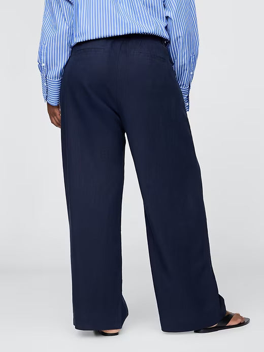 Gap 365 High Rise Linen-Blend Trousers
