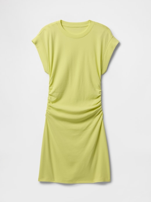 Gap Modern Rib Ruched Mini Dress
