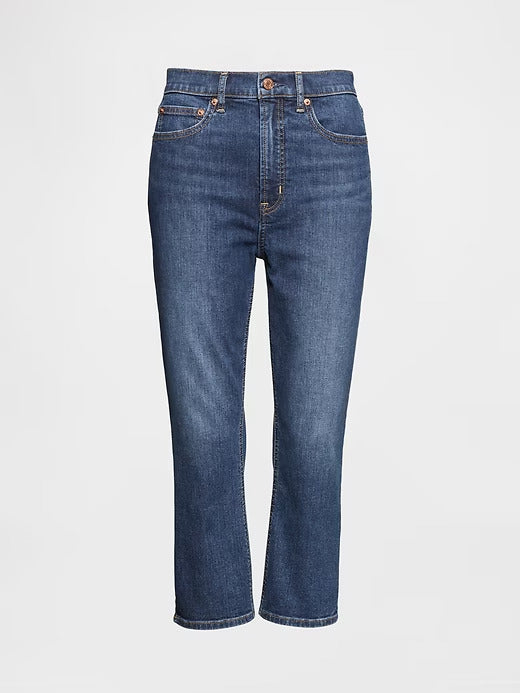 Gap High Rise Cropped Capri Jeans