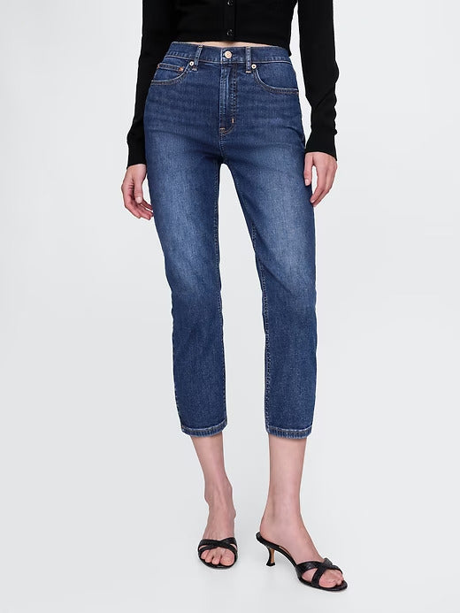 Gap High Rise Cropped Capri Jeans