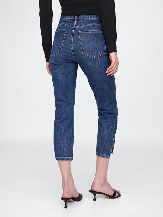 Gap High Rise Cropped Capri Jeans