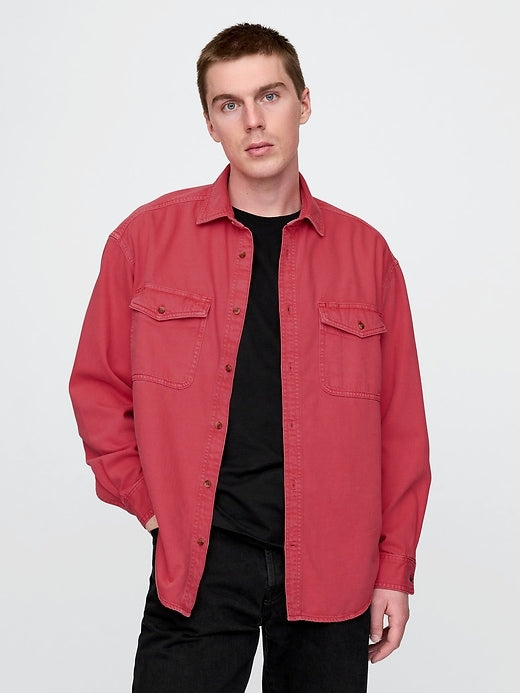 Gap UltraSoft Denim Big Shirt