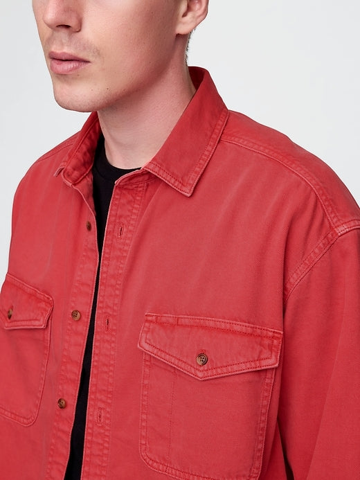 Gap UltraSoft Denim Big Shirt