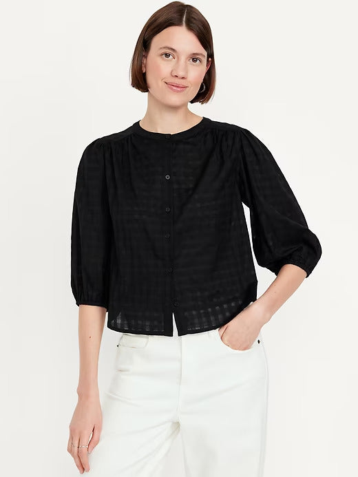Old Navy Button-Down Dobby Shirt