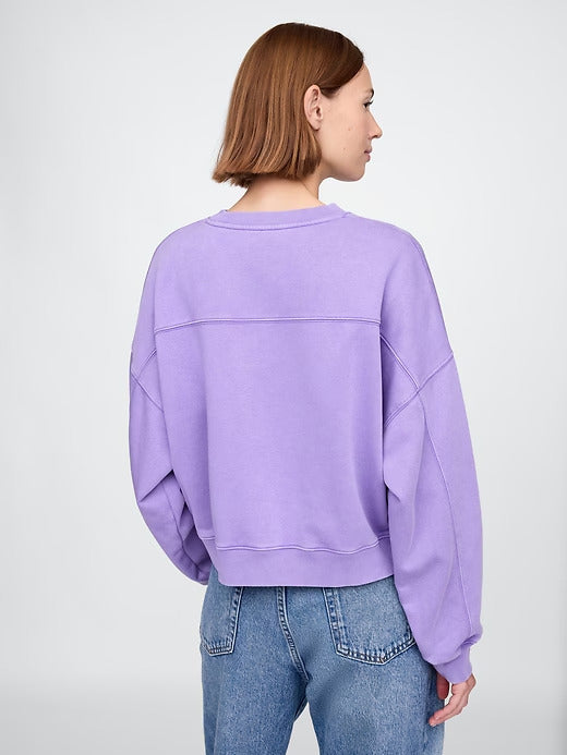 Gap VintageSoft Wedge Crewneck Sweatshirt