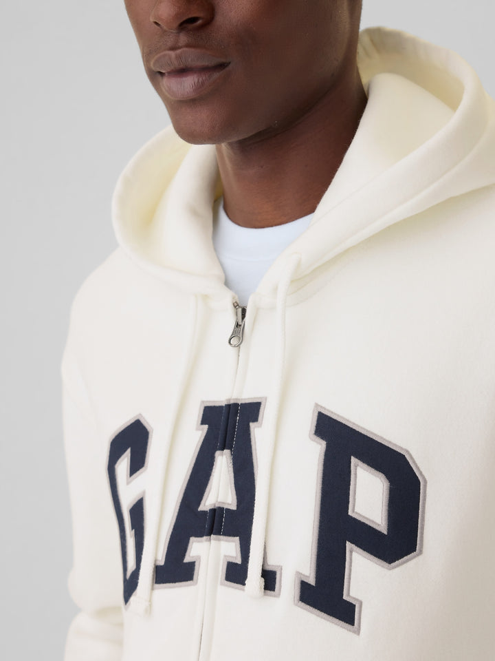 GAP VintageSoft Arch Logo Full-Zip Hoodie