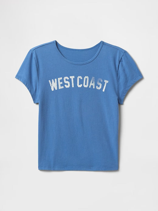 Gap Cropped Graphic T-Shirt