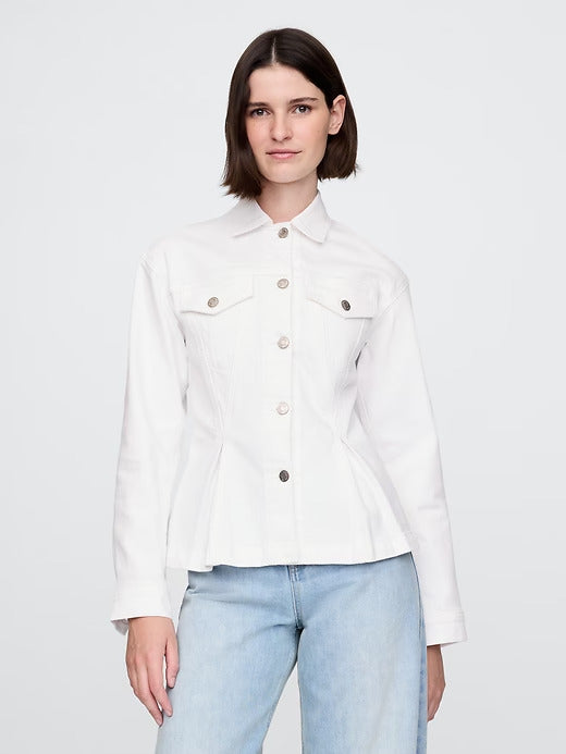 Gap Peplum Denim Jacket