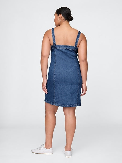 Gap Denim Floral Mini Dress