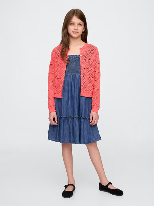 Gap Girls Pointelle Cardigan