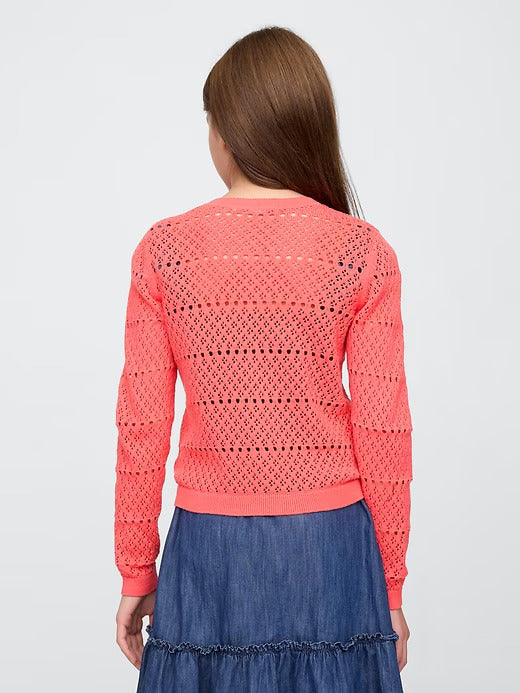 Gap Girls Pointelle Cardigan