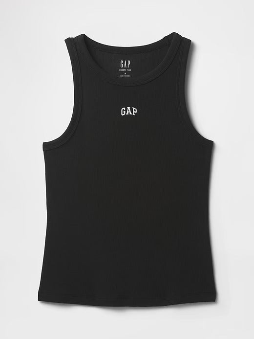 Gap Modern Rib Logo Halter Top
