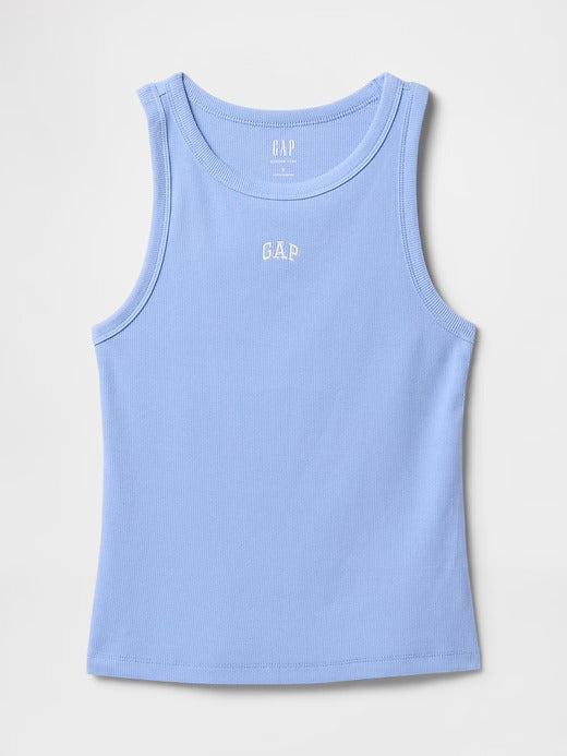 Gap Modern Rib Logo Halter Top