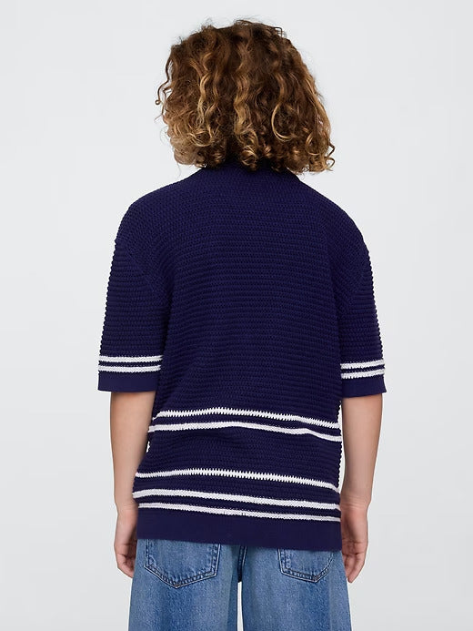 Gap Kids Relaxed Crochet Shirt