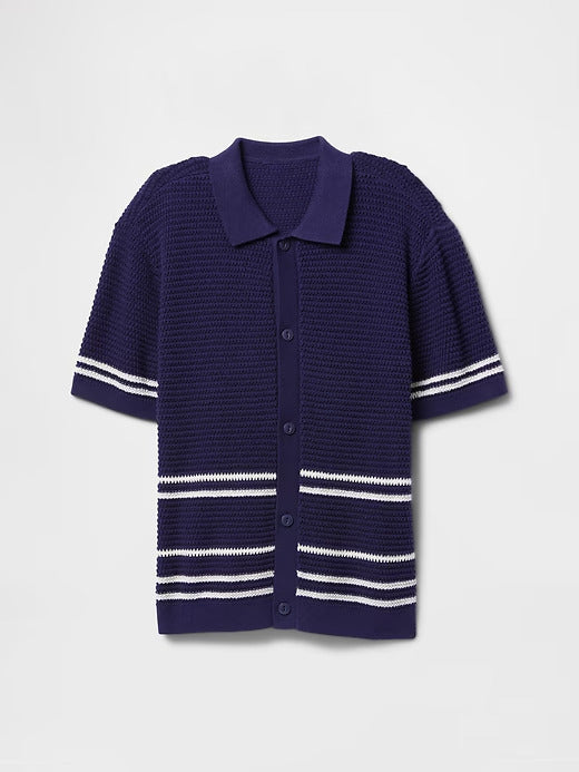 Gap Kids Relaxed Crochet Shirt