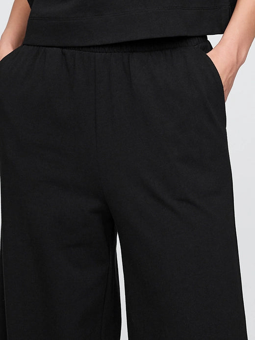 Gap Organic Cotton Heavyweight Wide-Leg Pants
