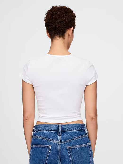 Gap Cropped Graphic T-Shirt