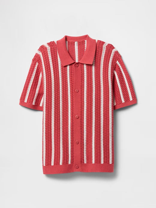 Gap Kids Relaxed Crochet Shirt