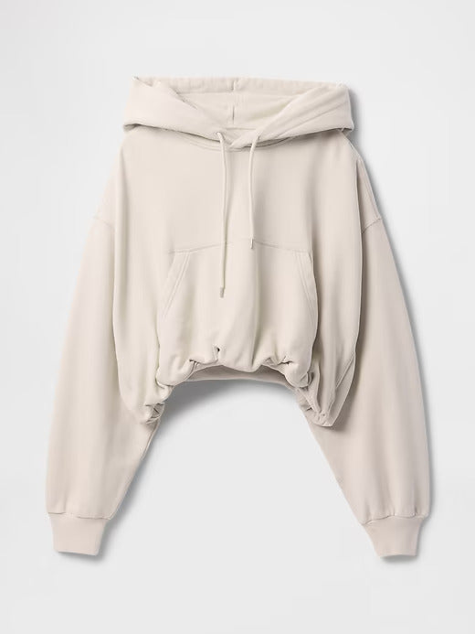 Gap Heavyweight French Terry Cropped Bubble Hoodie