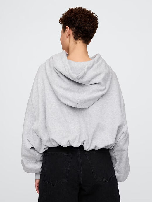Gap Heavyweight French Terry Cropped Bubble Hoodie