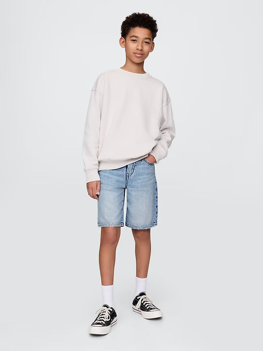 Gap Kids UltraSoft '90s Loose Denim Shorts