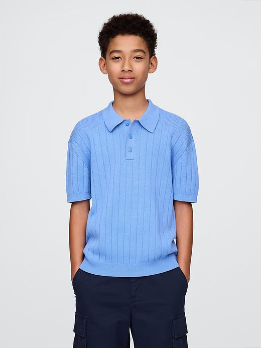 Gap Kids Rib Sweater Polo Shirt