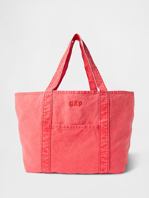 Gap Denim Stripe Tote Bag