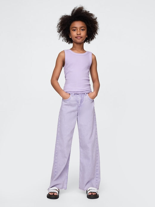 Gap Kids UltraSoft Low Rise Stride Wide-Leg Jeans