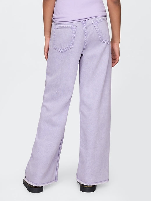 Gap Kids UltraSoft Low Rise Stride Wide-Leg Jeans