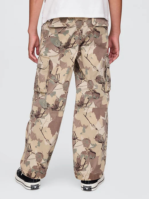 Gap Kids Pull-On Camo Cargo Baggy Pants