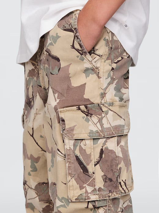 Gap Kids Pull-On Camo Cargo Baggy Pants