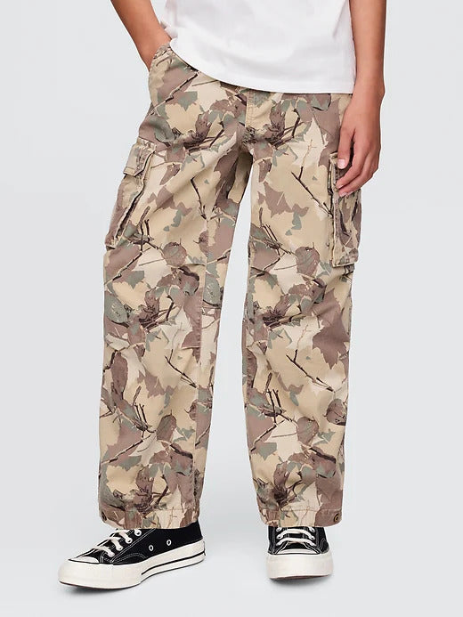 Gap Kids Pull-On Camo Cargo Baggy Pants