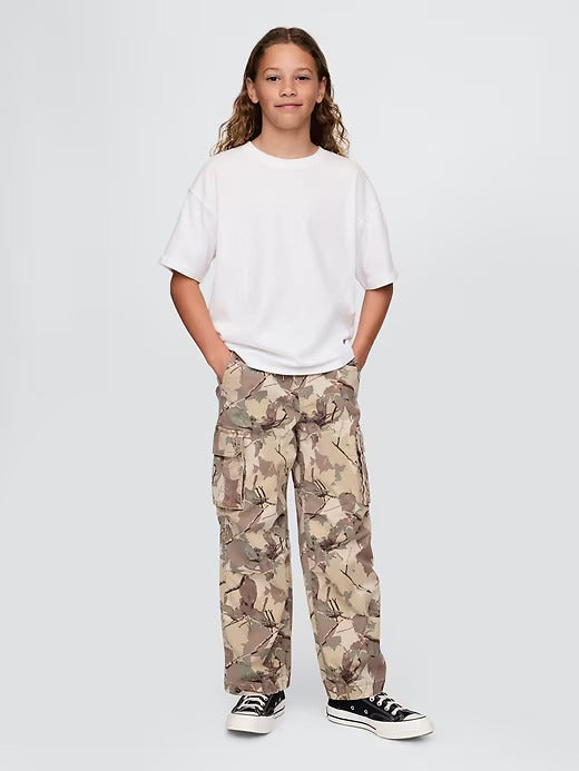 Gap Kids Pull-On Camo Cargo Baggy Pants