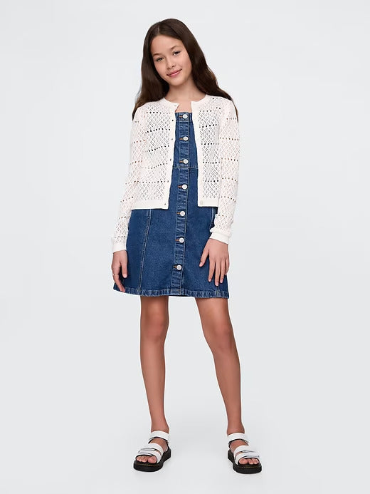 Gap Girls Pointelle Cardigan