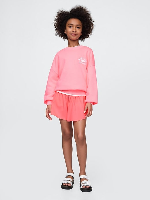 Gap Kids Recycled Butterfly-Hem Run Shorts