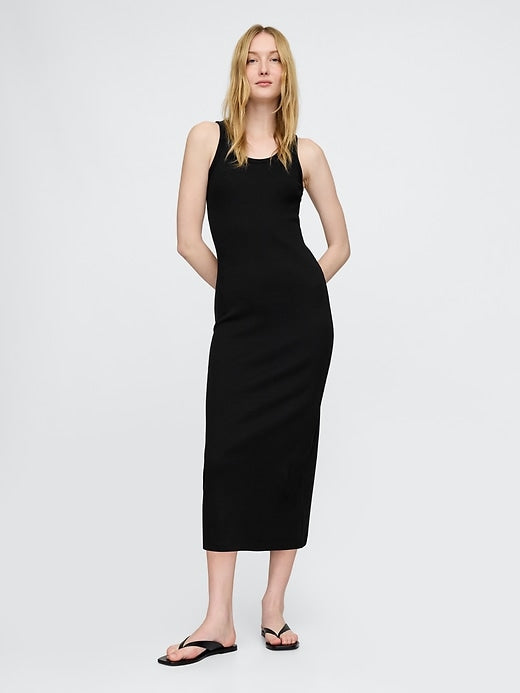 Gap Rib Midi Dress